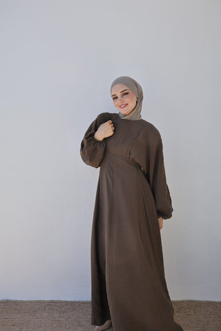 Lidya Kleid Braun