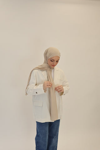 Oversize Blazer white