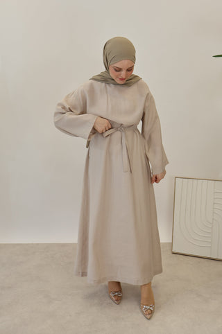 LYOCELL KLEID NATUREL