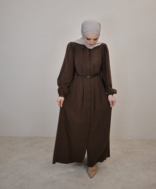 Hüma Kleid Braun
