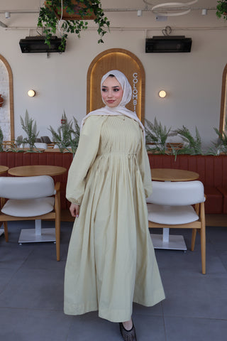 Vual Kleid Butter Yellow 169