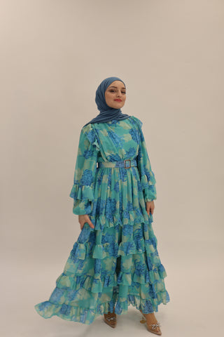 DARLEEN KLEID BLAU