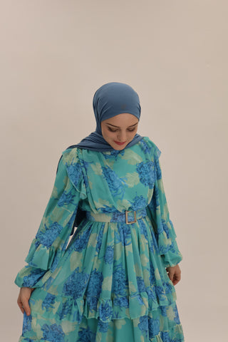 DARLEEN KLEID BLAU