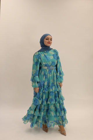 DARLEEN KLEID BLAU