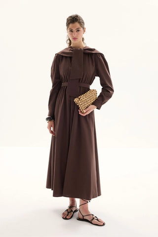Denizci Kleid Braun