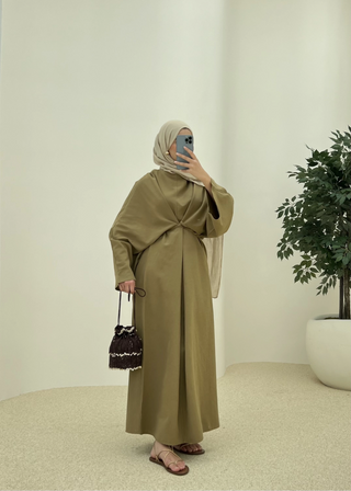 Rose Kleid Olive