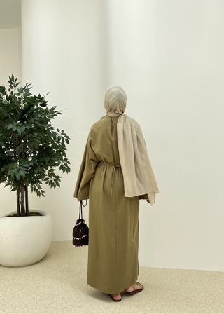 Rose Kleid Olive