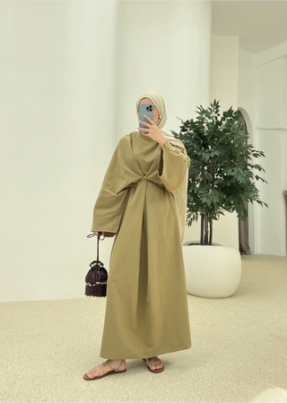 Rose Kleid Olive