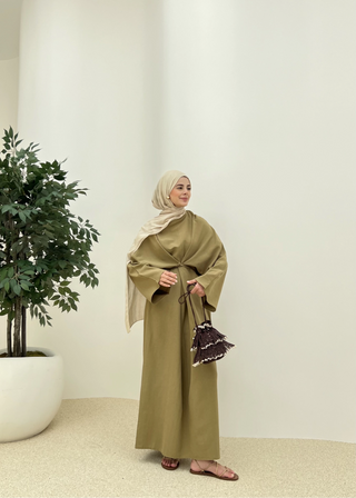 Rose Kleid Olive
