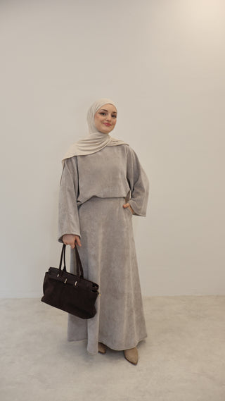 Liva Zwei-Teiler Taupe