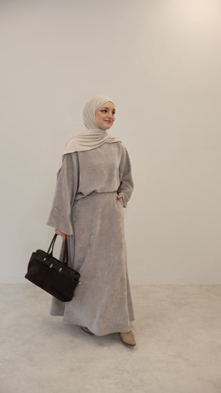 Liva Zwei-Teiler Taupe