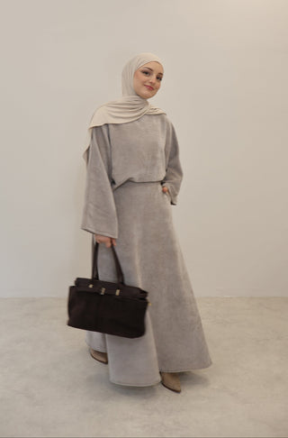 Liva Zwei-Teiler Taupe