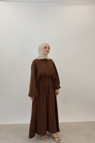 VELA KLEID BRAUN