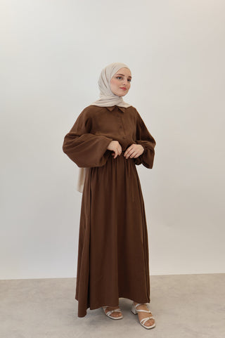 VELA KLEID BRAUN