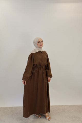 VELA KLEID BRAUN