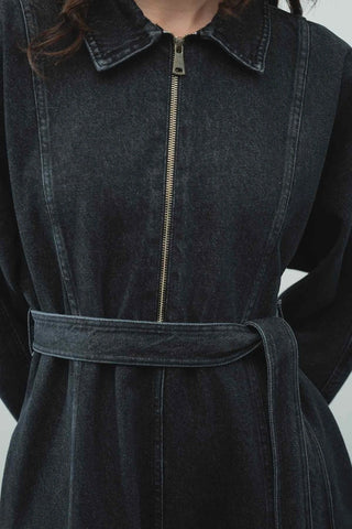 Hifa Jeanskleid Antrazhit