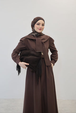 Denizci Kleid Braun